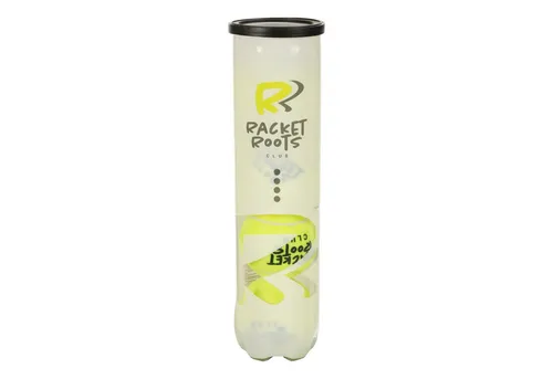 Racket Roots Tennisball Club - 4 Tennisbälle - Innendruckball - (4er Dose)