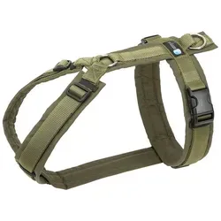 anny-x Brustgeschirr Fun Oliv - Gr. L - Weiteres Autozubehör mit vollunterlegter Polsterung und ergonomischem Design für optimalen Komfort und Rückenschonung bei Hunden von 26-38 kg.