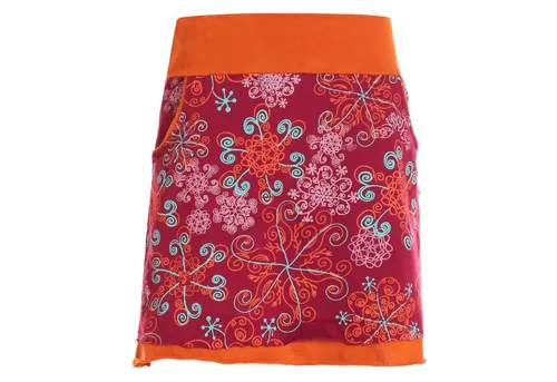 Vishes Sommerrock Kurzer Damen Sommer-Rock Sommerröcke mit Blüten bunt bedruckt Elfen, Hippie, Ethno Style