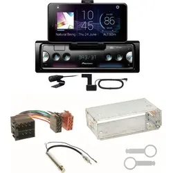 Pioneer SPH-20DAB DAB+ Bluetooth MP3 Einbauset - Zubehör für Car HiFi mit integriertem DAB+ Empfänger und Bluetooth für sicheren Smartphone-Zugriff während der Fahrt. Komplettset für Skoda Octavia 1U und Superb 1, inklusive aller notwendigen Teile.