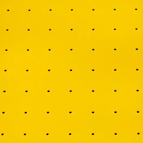 AFH Webshop Thermoplastisches Schienenmaterial | EasyThermoForm | Modellage Perfo | perforiert | verschiedene Dicken und Farben (Dicke: 3,2 mm | Miniperforiert, gelb) Memory-Effekt