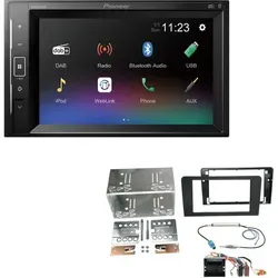 Pioneer DMH-A240DAB 2-DIN Autoradio für Audi A3 - Praktisches 2-DIN Autoradio mit Bluetooth und DAB+, ideal für Audi A3 (2006-2012). Einfache Installation, vielfältige Anschlussmöglichkeiten und individuelle Klangeinstellungen sorgen für ein optimales Audioerlebnis.