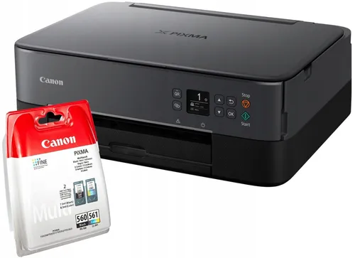 Canon Pixma TS5355A - Multifunktionsdrucker mit WiFi und Duplexdruck - Drucker mit hochwertigem Farbdruck, kabellosem Drucken und Scannen über WiFi. Ideal für Zuhause und Büro, spart Zeit und Kosten durch automatischen beidseitigen Druck.