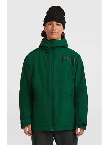O'Neill Fwc'cruz Snow Jacket emerald envy (16056) L - Synthetische Herren Isolationsjacke zum Skifahren mit 10.000 mm Wassersäule, innovativer V-Design-Technologie für optimale Wärme und PFC-freier Imprägnierung für umweltfreundlichen Schutz.