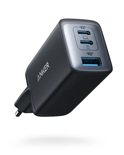 Anker USB C Ladegerät (Nano II 65W) - 3-Port PPS Schnellladegerät, kompakt und leistungsstark für MacBook Pro, iPad Pro, iPhone 15 und mehr