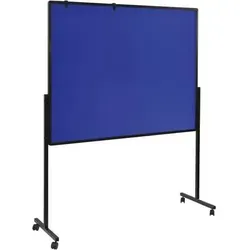 Legamaster Moderationstafel Premium Multiboard XL - Memotafel mit 120x150 cm, mobil durch feststellbare Rollen. Doppelseitig nutzbar als Whiteboard und Pinnwand, ideal für Präsentationen und Meetings.