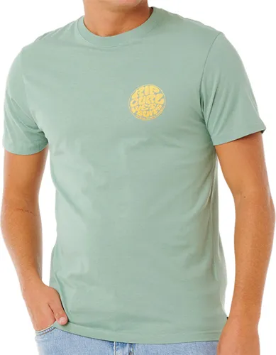 RipCurl Wettie Passage Icon Tee aloe (3237) L - Entdecken Sie den Surf-Lifestyle mit dem RipCurl Barong Tee. Aus 100 % Baumwolle, atmungsaktiv und mit lässigem Schnitt, sorgt es für Komfort und Stil in Ihrer Freizeit.