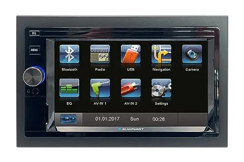 Blaupunkt Santa Cruz 370 DAB - 2-DIN Car-Multimedia mit 6,2 Zoll Touchscreen, Bluetooth und Freisprecheinrichtung für komfortables Fahren