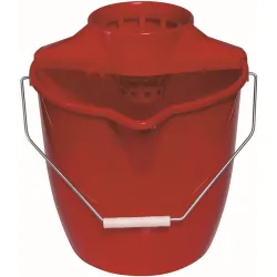 meiko Textil GmbH Meiko Moppeimer rot, für Wisch-Mopp-System Supra, 12 L Eimer, Moppeimer passend für Meiko Wischmopp SUPRA 954450 & Meiko weiss 937011, Für Wisch-Mopp-System-Supra 954400-000-1
