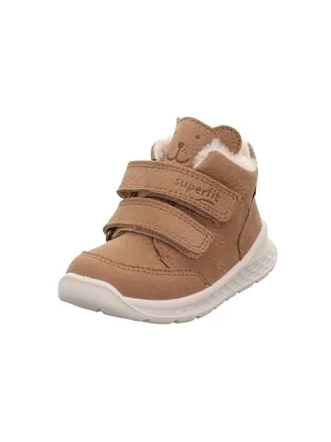 Superfit Breeze Braun (3020) 24 - Kinder Halbschuhe mit hochwertigem Nubukleder, wasserdicht dank GORE-TEX Membrane und kuscheligem Warmfutter aus recyceltem Material für optimalen Komfort und Nachhaltigkeit.