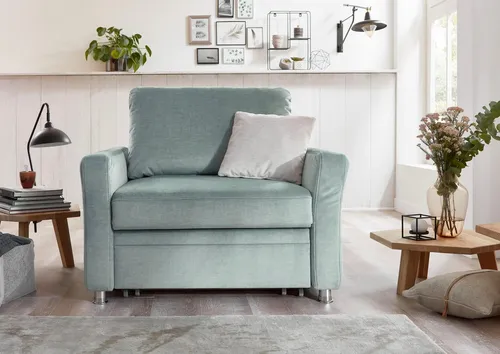 Die PlanBar Schlafsofa MP-PD19021, mit Längsschläferfunktion 80x210 cm