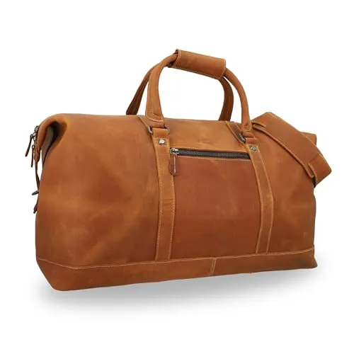Gusti Leder Reisetasche Ruben - Robuste Leder Reisetasche für jedes Abenteuer - Taschen: Stilvolle Reisetasche "Ruben" aus hochwertigem Leder, ideal für Wochenendtrips und Städtereisen mit viel Platz für Deine Habseligkeiten.