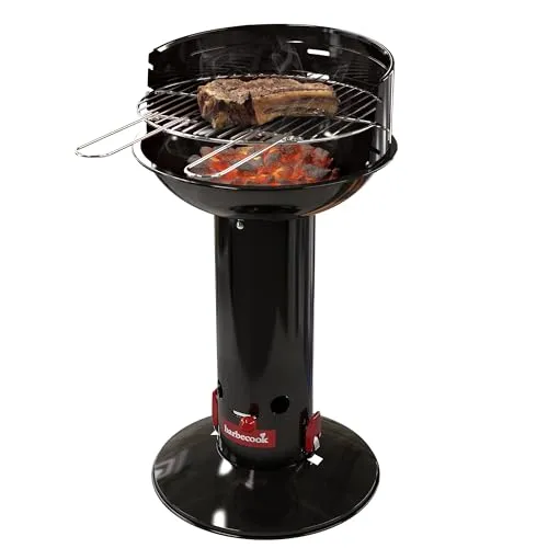 Barbecook Loewy 40 Mini Grill - Holzkohlegrill für 4 Personen mit QuickStart-System, ideal für stressfreies Grillen. Kompakt und mit Windschutz für unbeschwerten Grillspaß.
