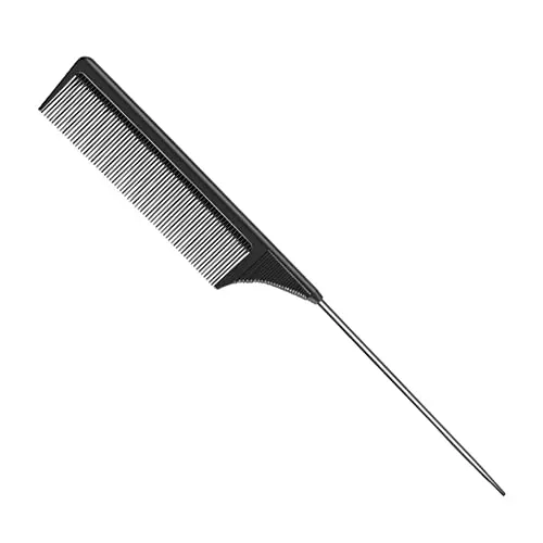 Neckerei Kämme, Haar Kamm, Nadelstielkamm, Rattail Comb, Extensionskamm, Stielkamm Haarkamm, Abteilkamm für Verschiedene Arten Haare