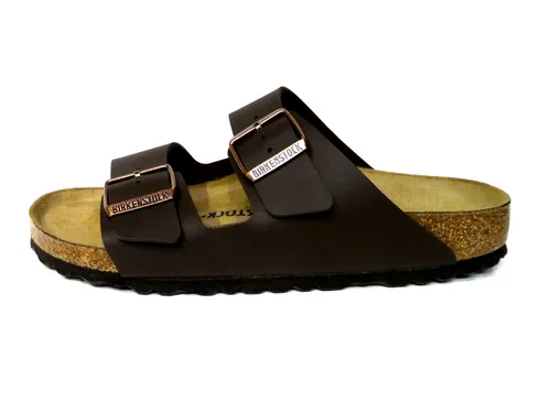 Birkenstock Herren Arizona Birko-Flor Pantoletten - Schmale Pantoletten aus hochwertigem Birko-Flor, ideal für Komfort und Stil im Alltag. Perfekt für entspannte Tage zu Hause oder unterwegs.