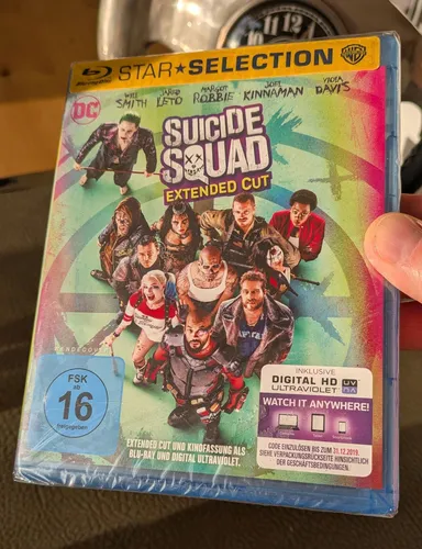 Suicide Squad (Extended Cut) [Blu-ray] - Will Smith & Jared Leto *NEU in Folie*