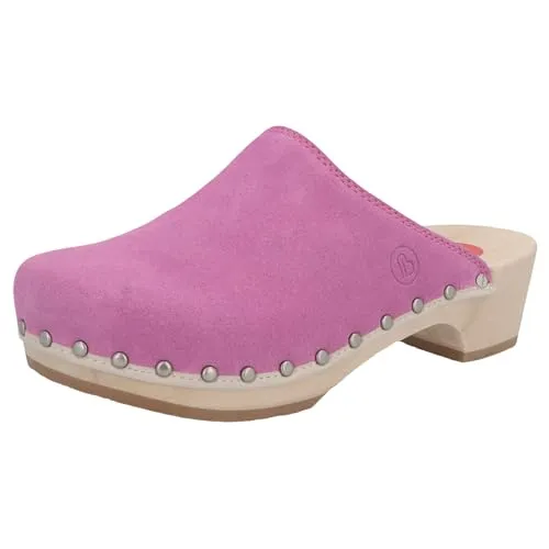Berkemann Damen Metro-Toeffler Holzschuh, pink, 38 EU
