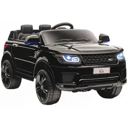 HOMCOM Kinder Elektroauto SUV mit Fernbedienung - Elektrofahrzeug für Kinder 3-5 Jahre, sicher mit Sicherheitsgurt und realistischem Fahrgefühl durch Musik und Scheinwerfer.