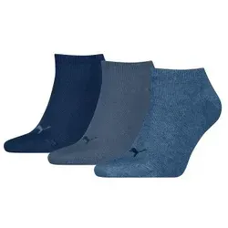 Puma 3P Sneaker Socks Jeansblau Gr 47/49