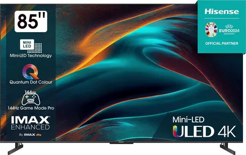 Hisense 85U7KQ Mini-LED-Fernseher - 85 Zoll 4K Ultra HD Smart-TV, beeindruckende Bildqualität mit Dolby Atmos und vielseitigen Smart-Funktionen