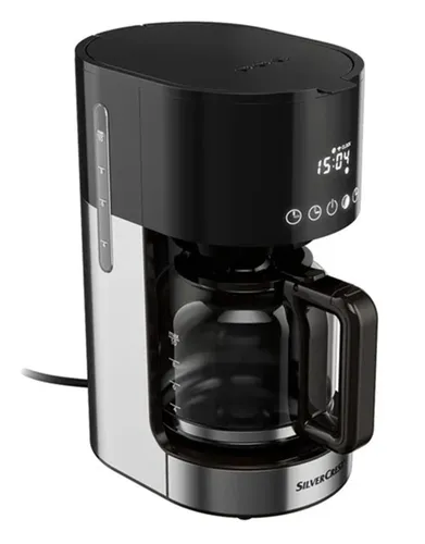 SilverCrest Smart Filterkaffeemaschine - Filterkaffeemaschine mit WLAN-Funktion, steuerbar über die Lidl Home App für bis zu 10 Tassen, inklusive Aroma-Einstellung und Tropfstopp-Funktion.
