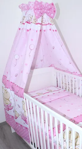 Primawela Betthimmel Vollstoff Himmel für Baby Bett Vollstoffhimmel Betthimmel