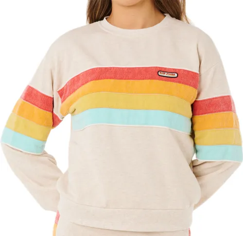Rip Curl Women's Surf Revival Relaxed Crew Pullover XL beige - Beiger Pullover aus weichem Baumwoll-Fleece in Größe XL. Ideal für den Alltag, ohne Kapuze und bequem. Entdecken Sie weitere tolle Rip Curl Artikel in unserem Online-Shop!
