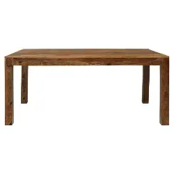 Esstisch Gani 120x90 aus indischem Sheesham-Massivholz - Esszimmermöbel aus robustem Sheesham-Massivholz, bietet stilvolle Eleganz und Langlebigkeit für Ihr Zuhause.