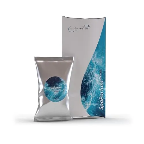 SpaBalancer SpaParfum Ocean – Whirlpool Duft mit ozeanischer Frische – Spa Parfum für Whirlpool, Jacuzzi & Hot Tub – langanhaltendes Whirlpool Aroma ohne Alkohol – Duft hält bis zu 8 Wochen