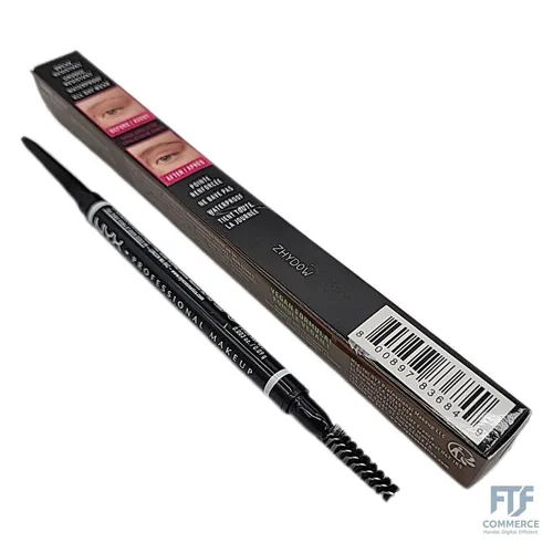 NYX Professional Makeup Augenbrauenstift, Micro Brow Pencil, Beidseitig mit ausd