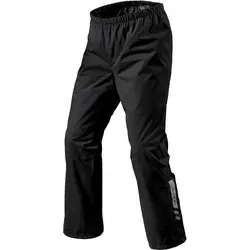 Revit Acid 4 H2O Motorrad Regenhose, schwarz, Größe L - Motorradhosen mit wasserdichter Hydratex®Lite Membran und reflektierendem Material, ideal für sicheren Fahrspaß bei Regen.