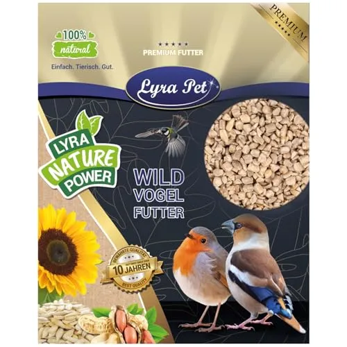 Lyra Pet Sonnenblumenkerne Bruch 10 kg - 100% Naturprodukt, ideal für Jungvögel und energiespendend ganzjährig
