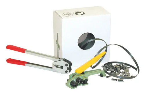 Banholzer & Wenz PP-Umreifungsset 1 komplett 13 mm - Verpackungsgeräte, vielseitiges Umreifungsset für sichere und stabile Verpackungen, ideal für Lager und Versand.