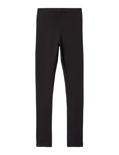NAME IT Mädchen Leggins aus Bio-Baumwolle schwarz 92