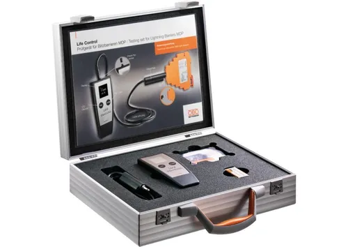 OBO Bettermann Prüfgerät LFC 5096786 - Testgerät für Informationstechnik, bietet optisch-akustische Anzeige und einfache Auswertung direkt am Gerät, ideal für präzise Prüfungen.