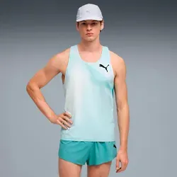 Puma Lightspeed Ultraweave Graphic Lauftop Herren - mint, Größe S (auch verfügbar in M, L, XL) - Das Puma Lightspeed Ultraweave Graphic Laufshirt für Herren überzeugt durch seine hohe Atmungsaktivität und elastische Passform. Ideal für jedes Laufabenteuer, bietet es maximale Bewegungsfreiheit und Komfort.