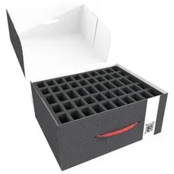 LBM16 Lagerbox M für 200 Miniaturen - Perfekte Lagerbox für 200 Miniaturen: Staubgeschützt und übersichtlich. Ideal für Space Marines und andere Armeen. Made in Germany mit hochwertigem Schaumstoff.