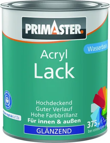 Primaster Acryl Lack nussbraun glänzend 375 ml  Acryl Lack