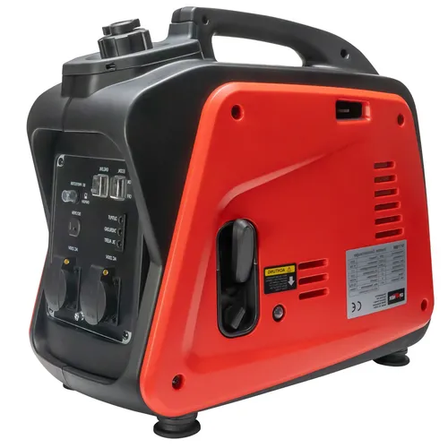 Grafner Stromerzeuger Inverter Generator 2200 W - Stromaggregate für empfindliche Geräte, 4-Takt-Benzinmotor, leicht und tragbar, ideal für Camping und Garten mit automatischer Überlastabschaltung.