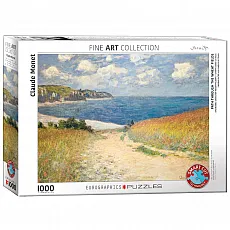 eurographics Puzzle - Strandweg zwischen Weizenfeldern von Claude Monet - 1000 Teile 300974