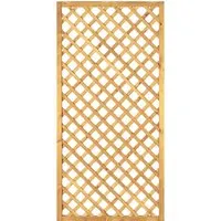 Hauptelement Diagonal-Rankzaun 90 x 180 cm druckimprägniert - Gartenzäune aus druckimprägniertem Kiefer/Fichte, robust und wetterfest, ideal für individuellen Sichtschutz im Garten.