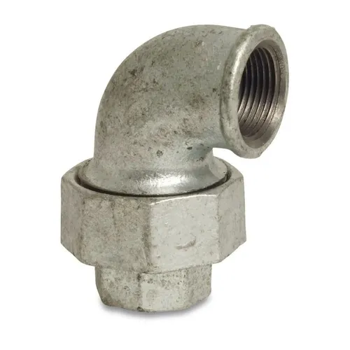 Temperguss Winkelverschraubung 1 Zoll 90° IG x IG