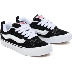 Vans Knu Skool black/true white - Stylische Freizeitschuhe - Freizeitschuhe & Sneaker für Herren, ideal für den Alltag und aus hochwertigem Leder gefertigt.