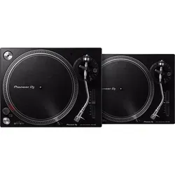 Pioneer DJ PLX-500 Doppelpack - Erlebe mit dem Pioneer DJ PLX-500 Doppelpack die perfekte Vinyl-Wiedergabe. Die Turntables ermöglichen fließende Übergänge zwischen Songs und bieten dank Direktantrieb eine schnelle Reaktionszeit für präzises Beat Matching. Ideal für DJs!