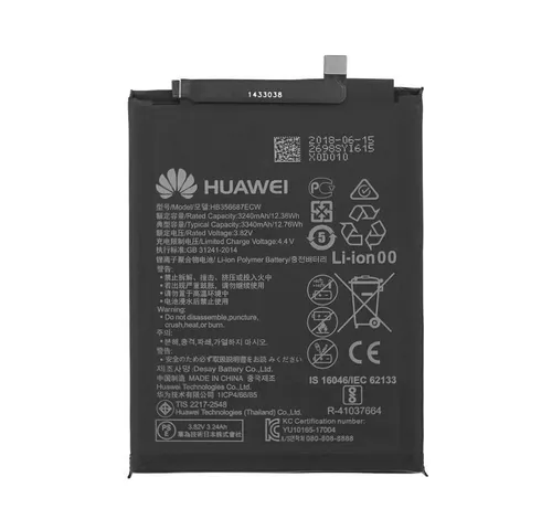 Huawei Original HB356687ECW Akku für Huawei P Smart Plus Mate10 Lite P30 Lite Handy-Akku (1 St)
