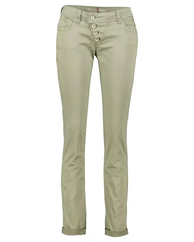 Buena Vista Culotte Damen Hose MALIBU - Elegante Stretch-Twill Hose - Culottes für Damen aus leichtem Stretch-Twill mit dekorativer Knopfleiste, ideal für einen stilvollen Look im Alltag oder im Büro.