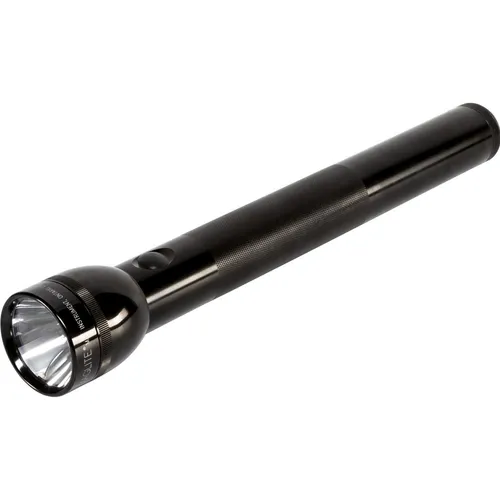 Maglite Standard Stablampe 4 D-Cell - Taschenlampe mit Xenon-Glühbirne, 98 Lumen Helligkeit und 267 m Leuchtweite. Ideal für Outdoor-Aktivitäten dank spritzwassergeschütztem Aluminiumgehäuse.