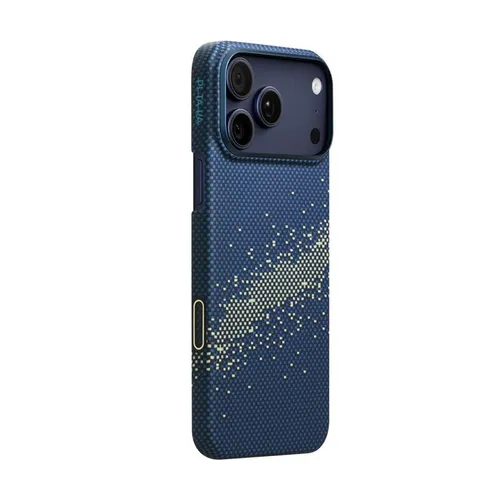 PITAKA Ultra-Slim Case Milky way galaxy - iPhone 17 Pro Max - Handy-Taschen mit ultra-dünnem Design aus aramidfaser, 5x stärker als Stahl und unter 1 mm dick für optimalen Schutz ohne zusätzliches Gewicht.