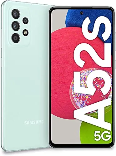 Samsung Galaxy A52s 5G - 128 GB Awesome Mint Dual SIM EU, leistungsstarkes Smartphone mit 5G und großem Speicher