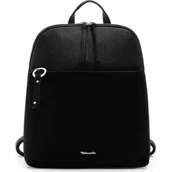 Tamaris TAS Caro Daypack 35 cm - Schwarz - Stylischer Rucksack für moderne Frauen, aus robustem Polyurethan, mit praktischen Innentaschen und leicht zugänglichem Reißverschluss für den perfekten Alltag.